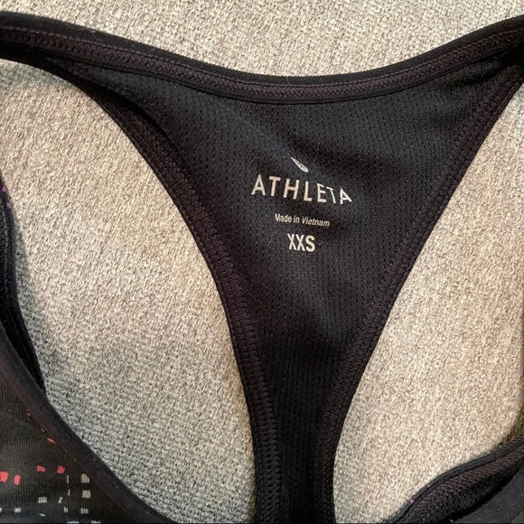 Athleta Double Dare Sports Bra in Light Bright XXS - Picture 4 of 6